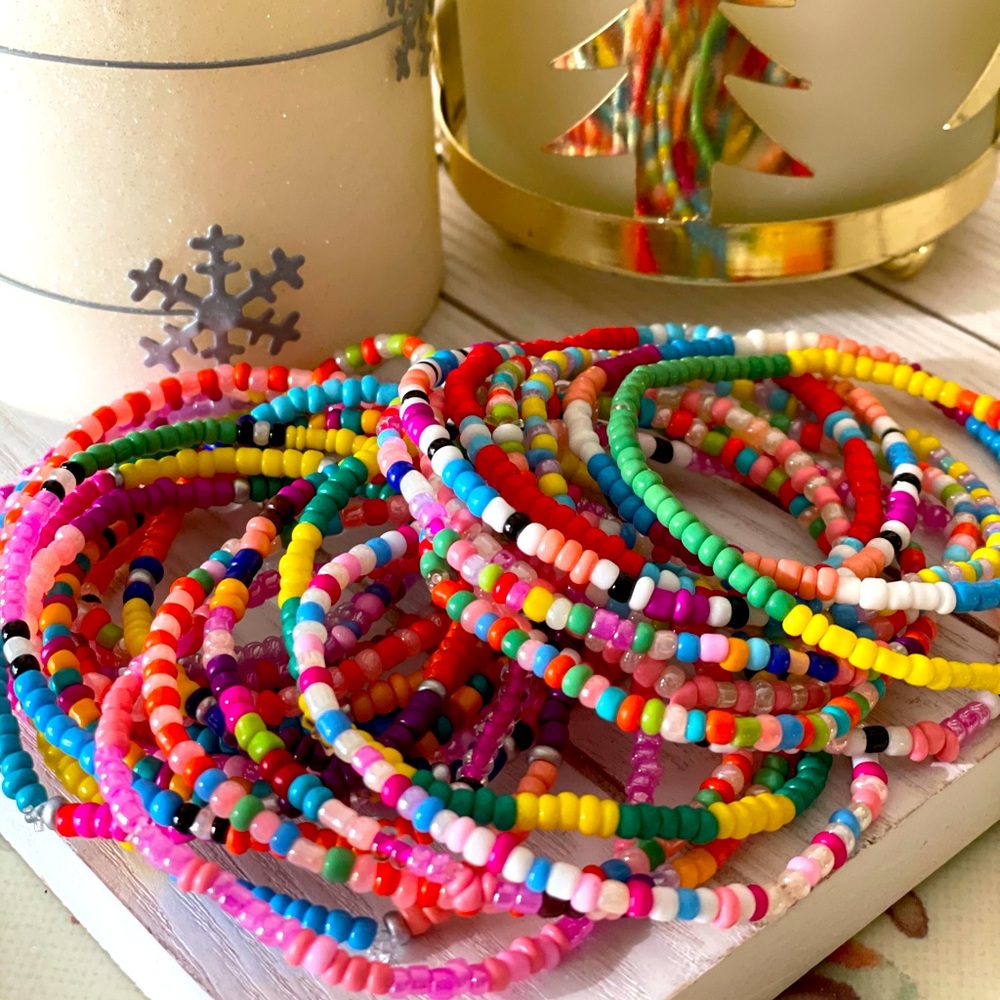 Beaded stretchy bracelets